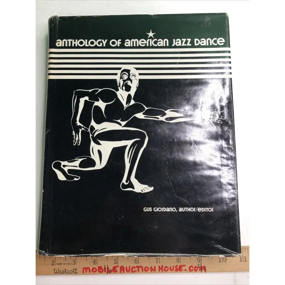 Gus Giordano / Anthology of American Jazz Dance 1978 HC DJ Illus. 2nd Edition